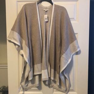Loft knitted poncho